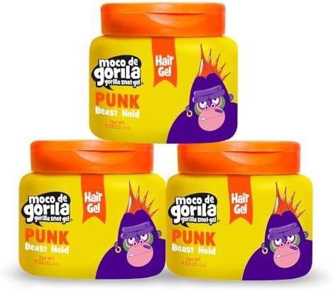 Punk yellow gel jar, 9.52 oz, 3 pack